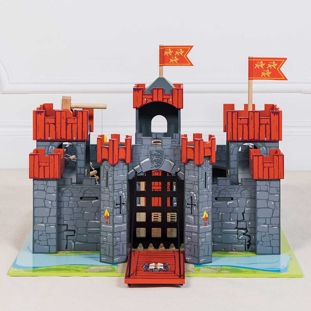 Wooden Toy Castles, Knights Fairies Wooden Toddler Toys Le