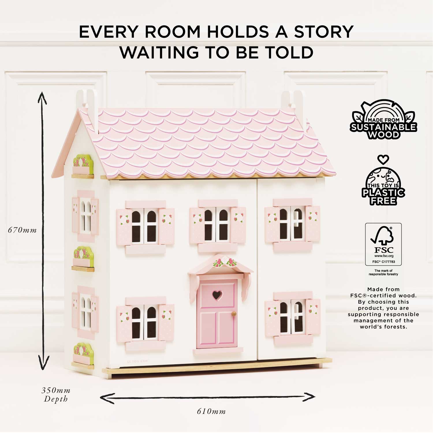Sophie's Wooden Dolls House
