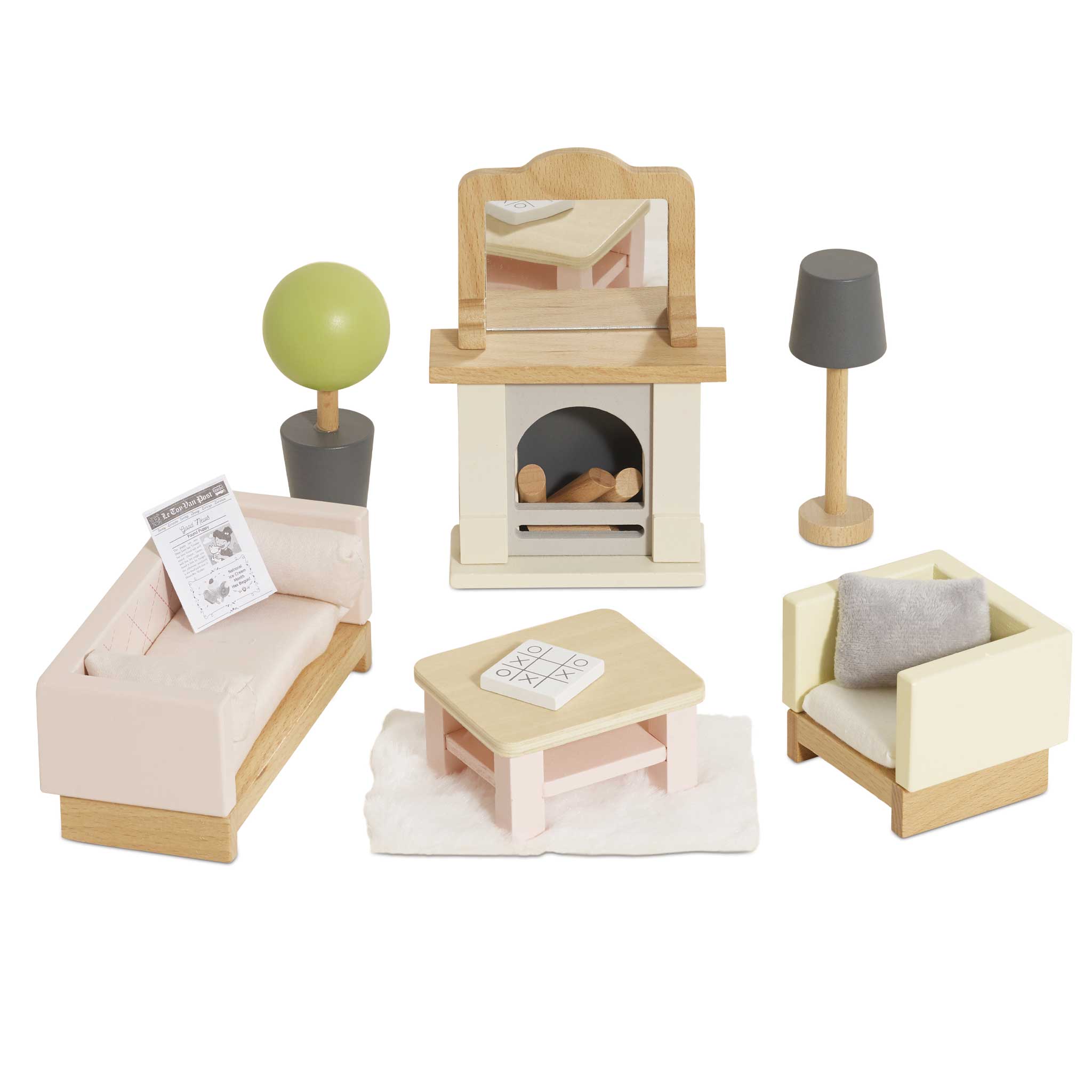 Dolls House Sitting Room Furniture Set