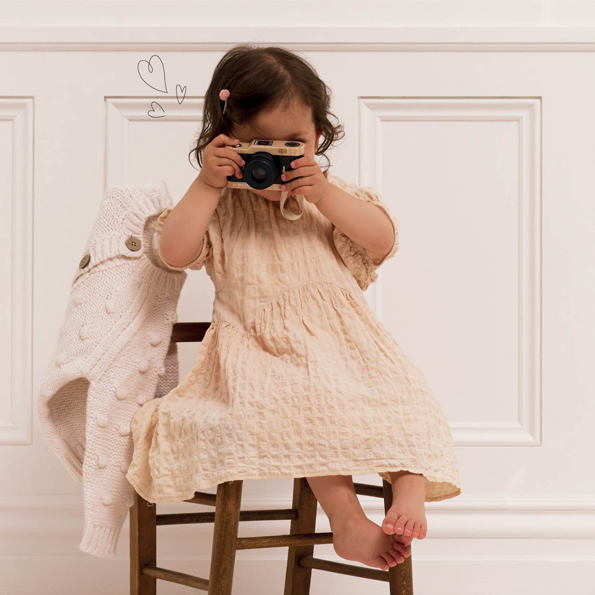 Wooden Retro Camera