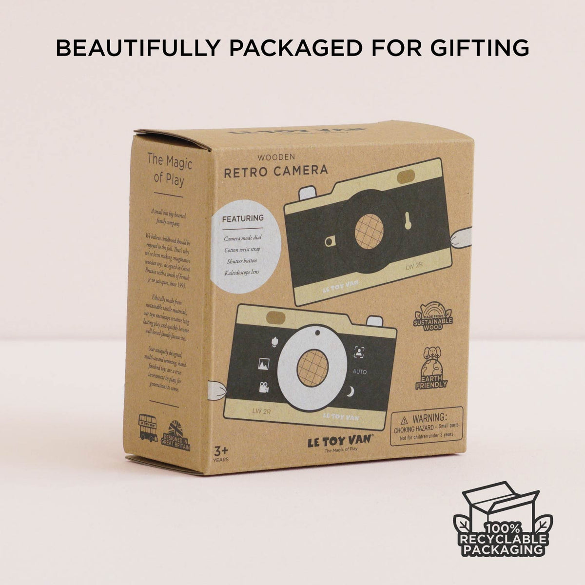 Wooden Retro Camera