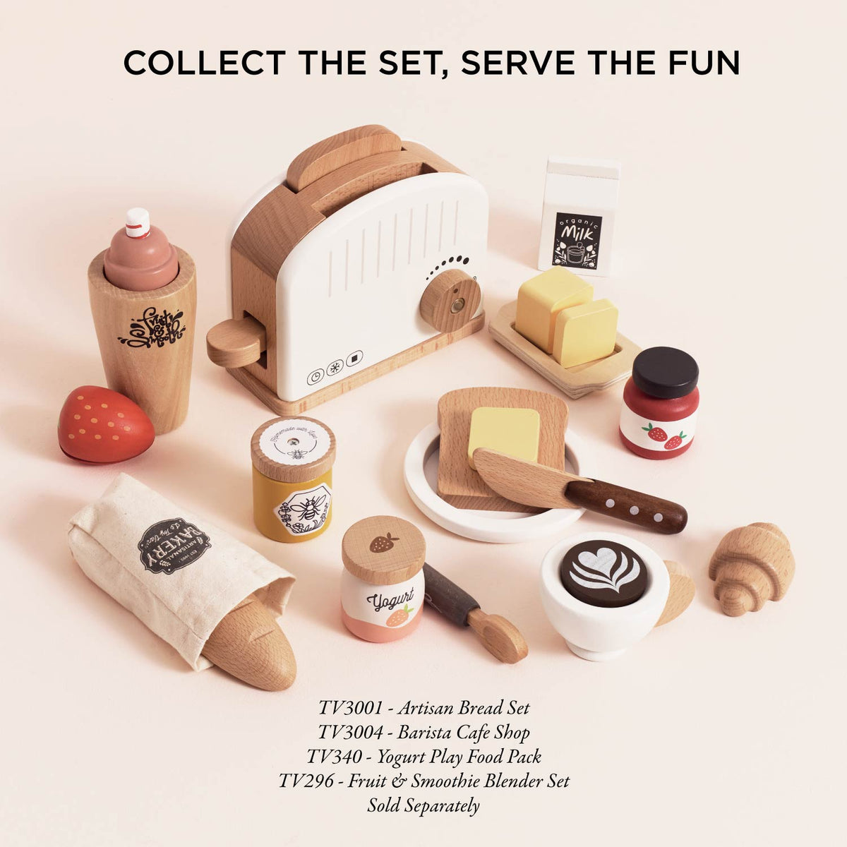 Pop-up Toaster & Breakfast Set