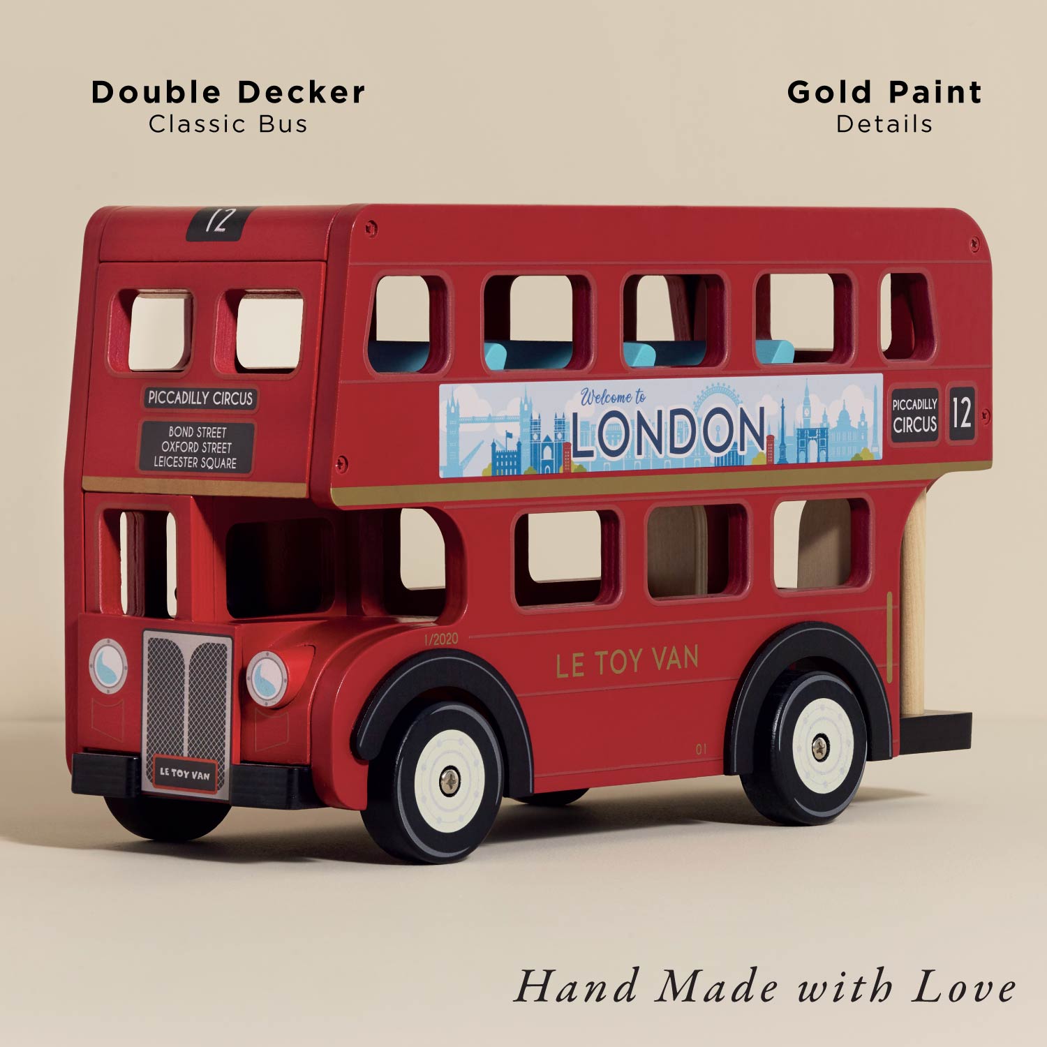 Wooden London Bus