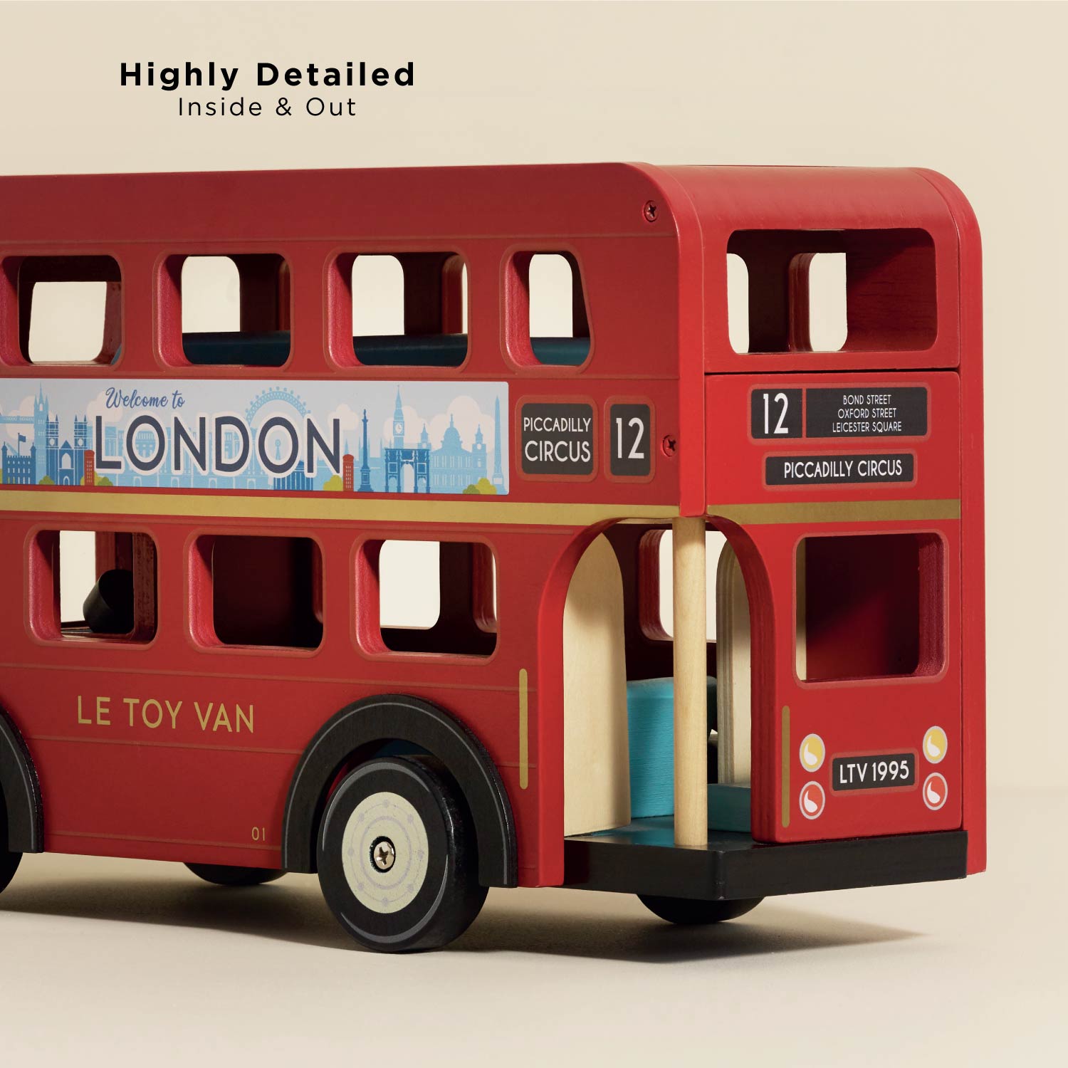 Wooden London Bus