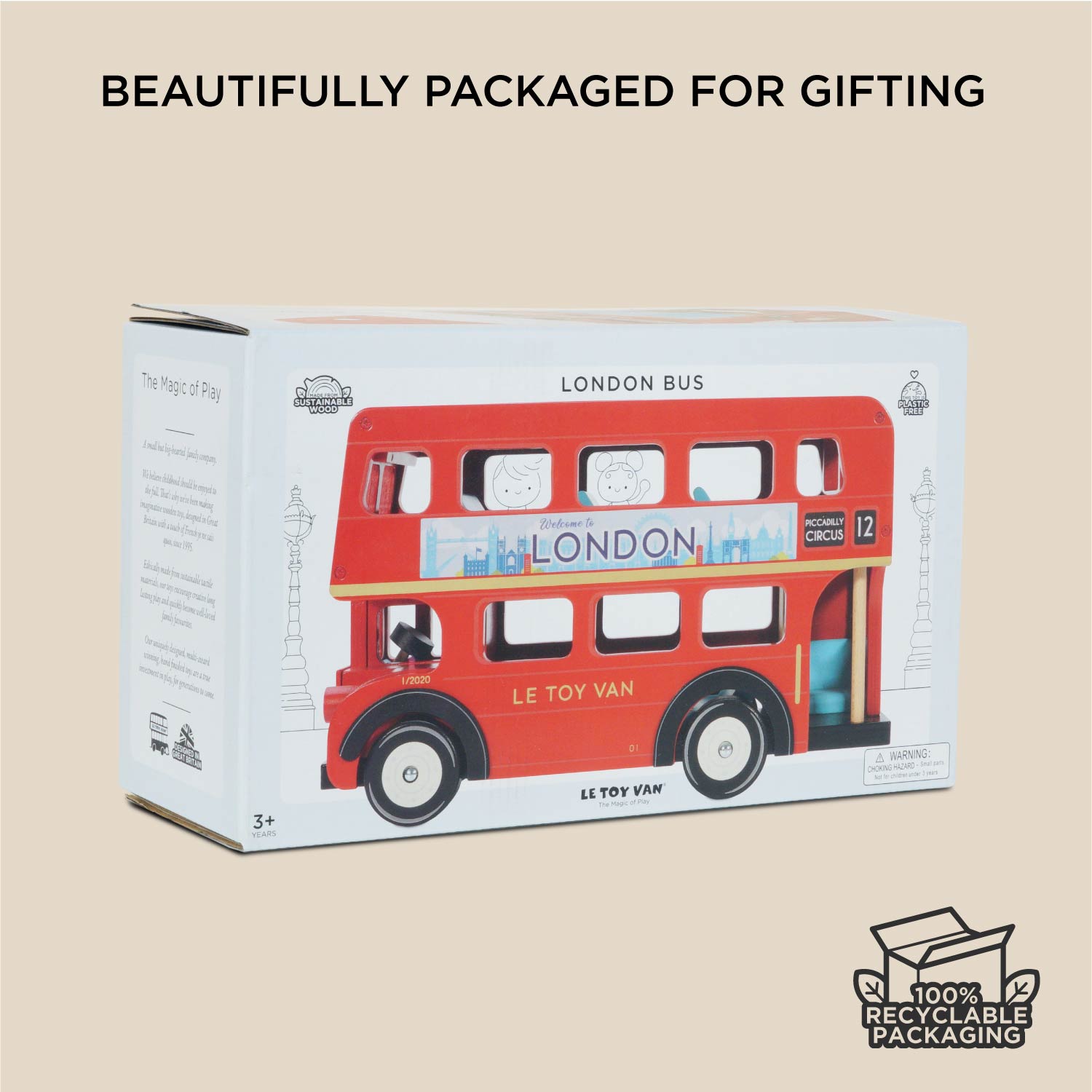 Wooden London Bus
