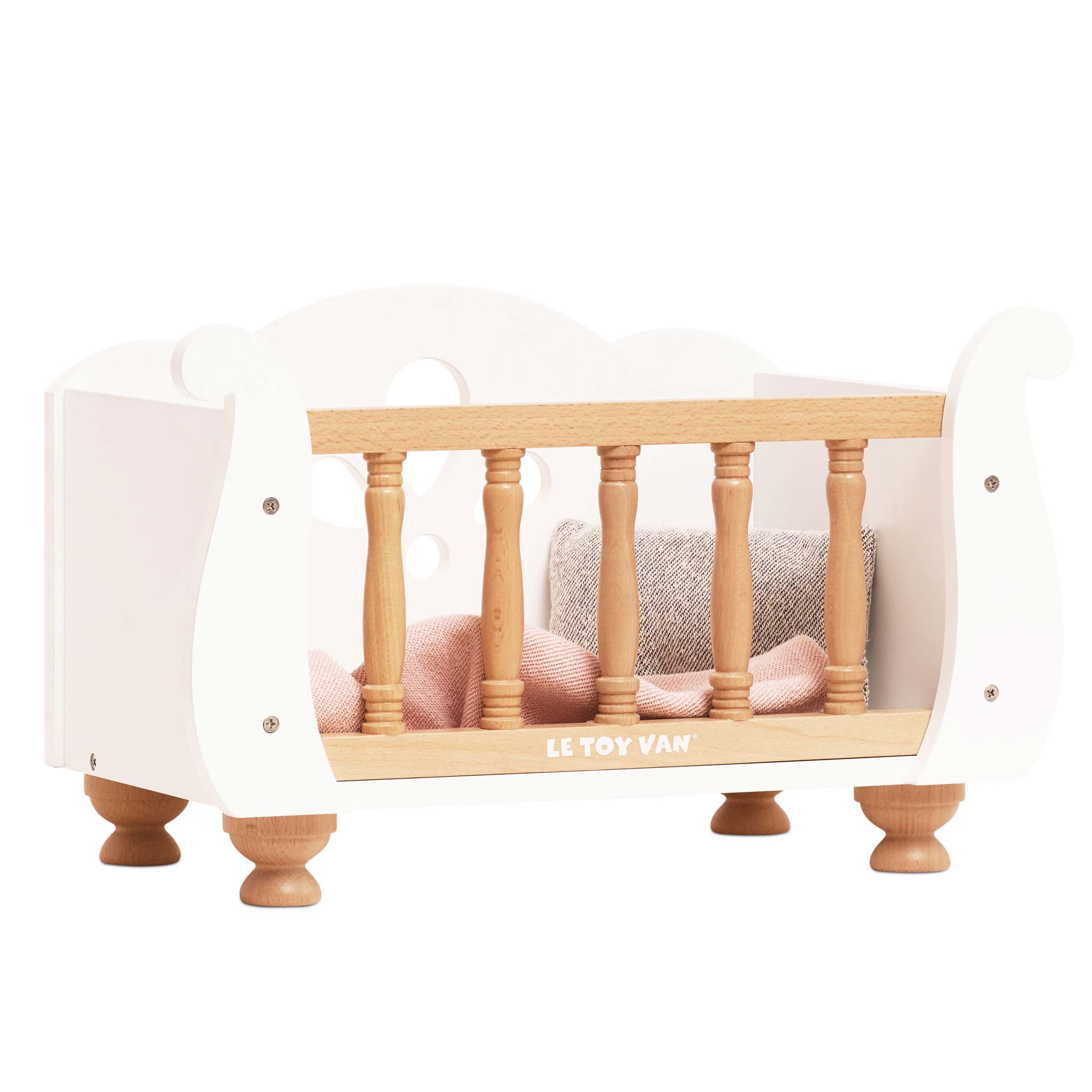 Wooden Dolls Cot