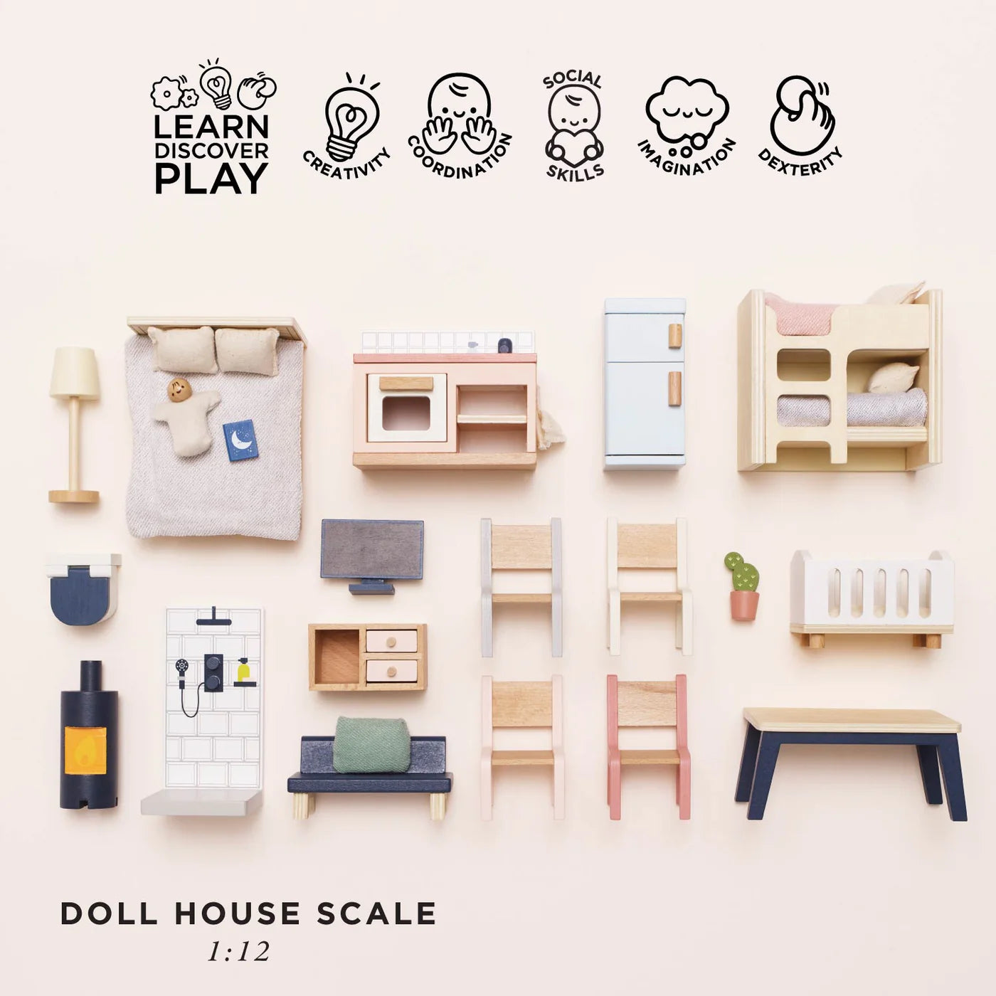Doll House Furniture Set