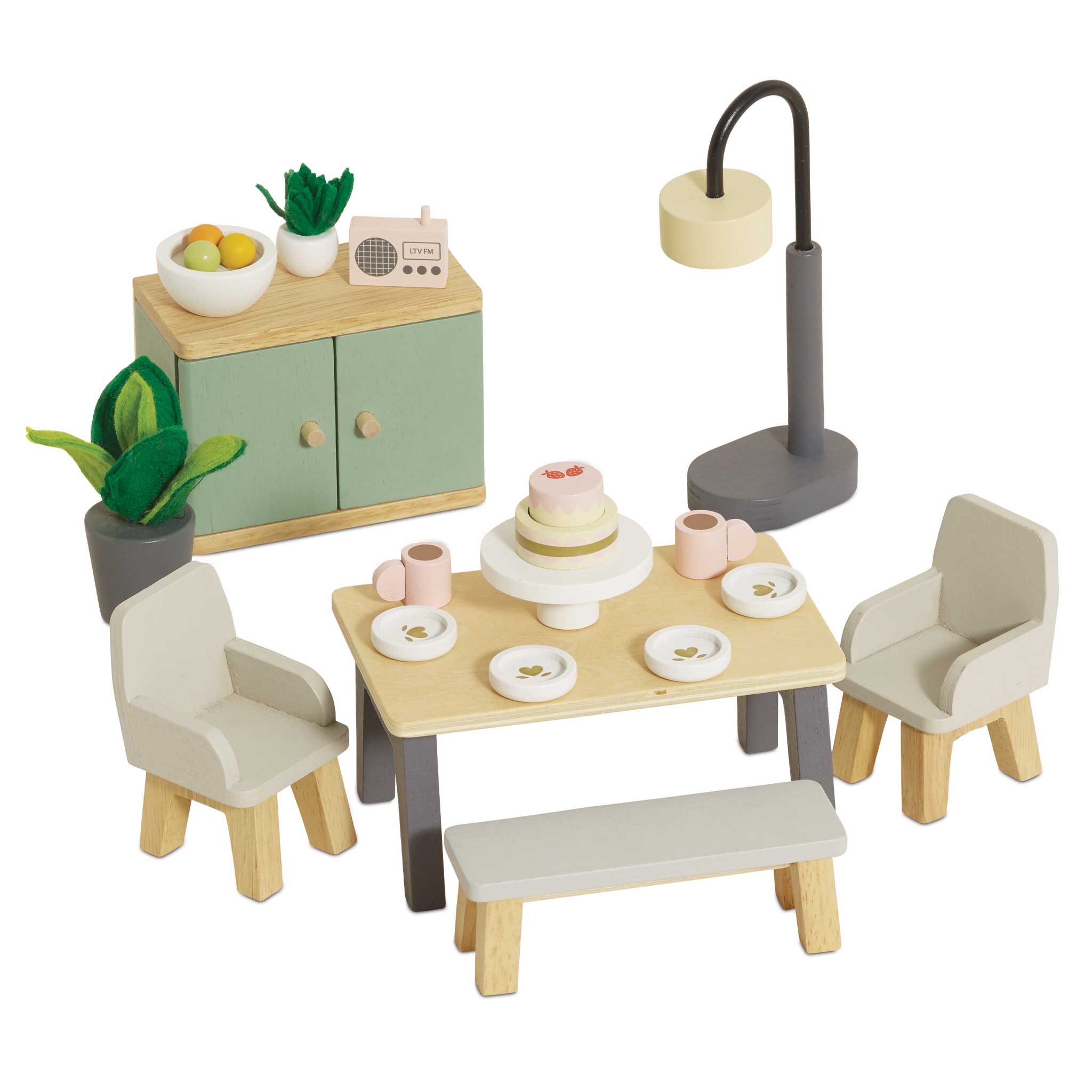 Dolls House Dining Room Furniture Set