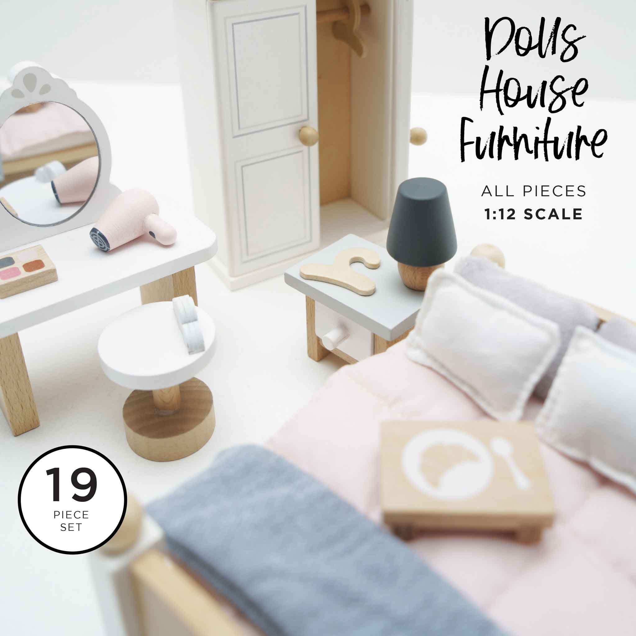 ME057-bedroom-dolls-house-furniture-accessories-full-set-details-image