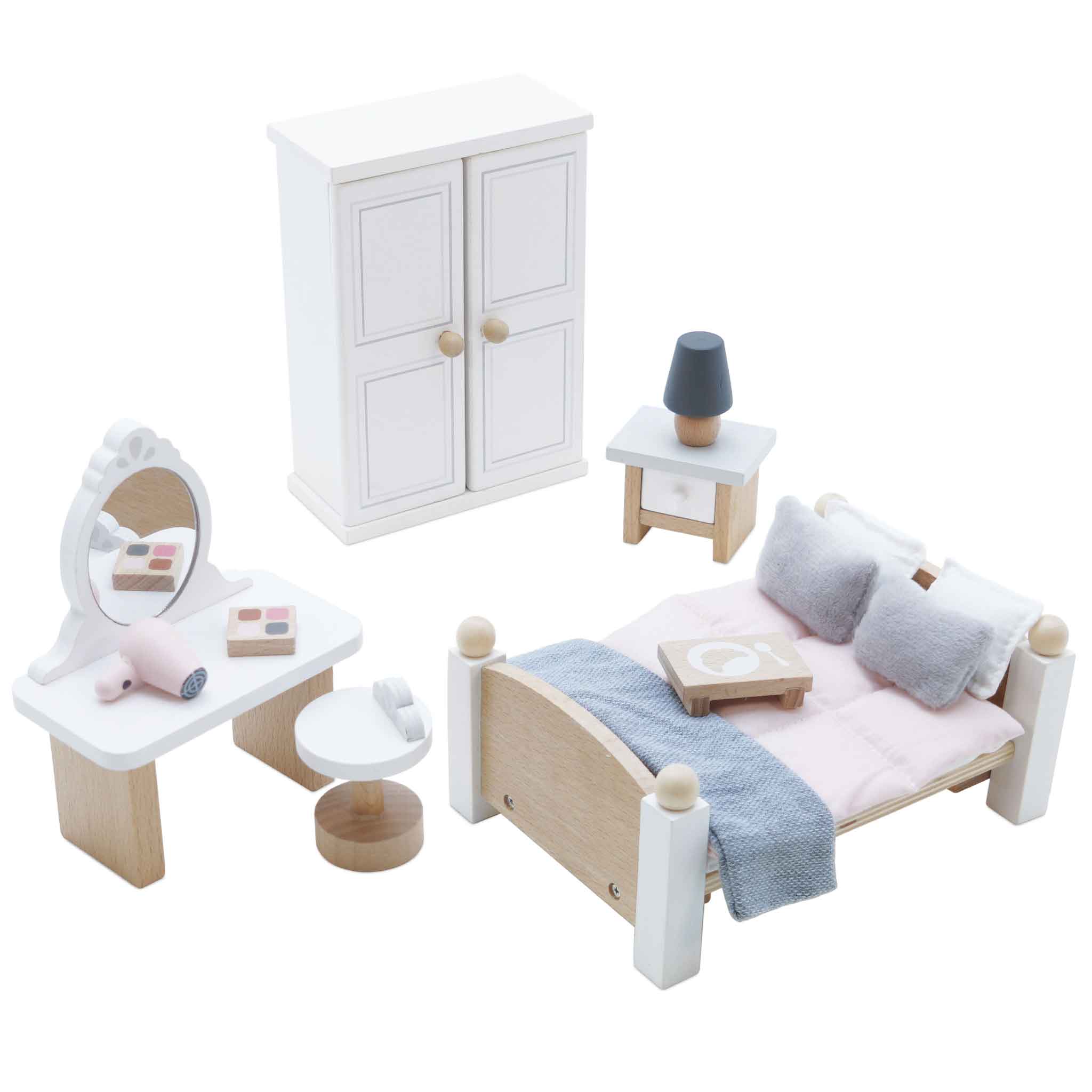 ME057-bedroom-dolls-house-furniture-accessories-full-set