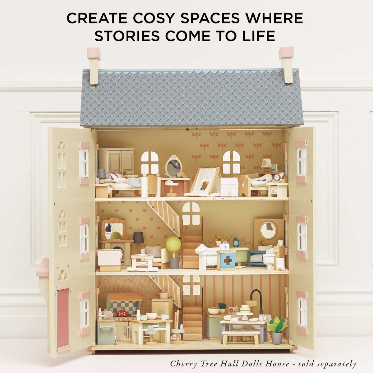 Dolls House Sitting Room Furniture Set
