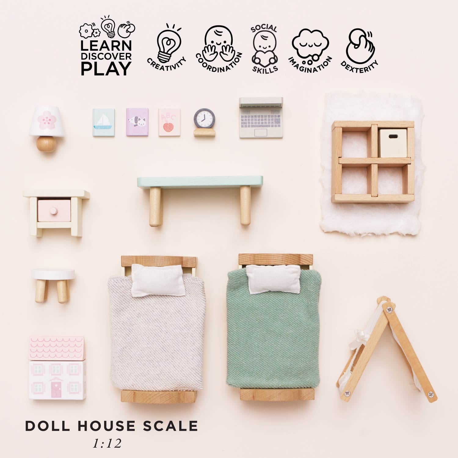 Dolls House Children's Bedroom Furniture