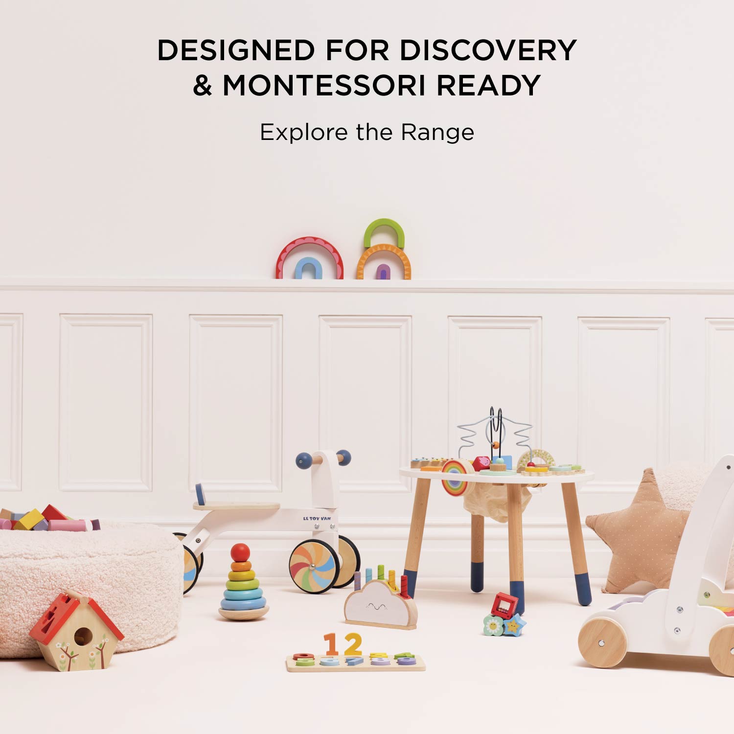 Woodland Bird House Shape Sorter