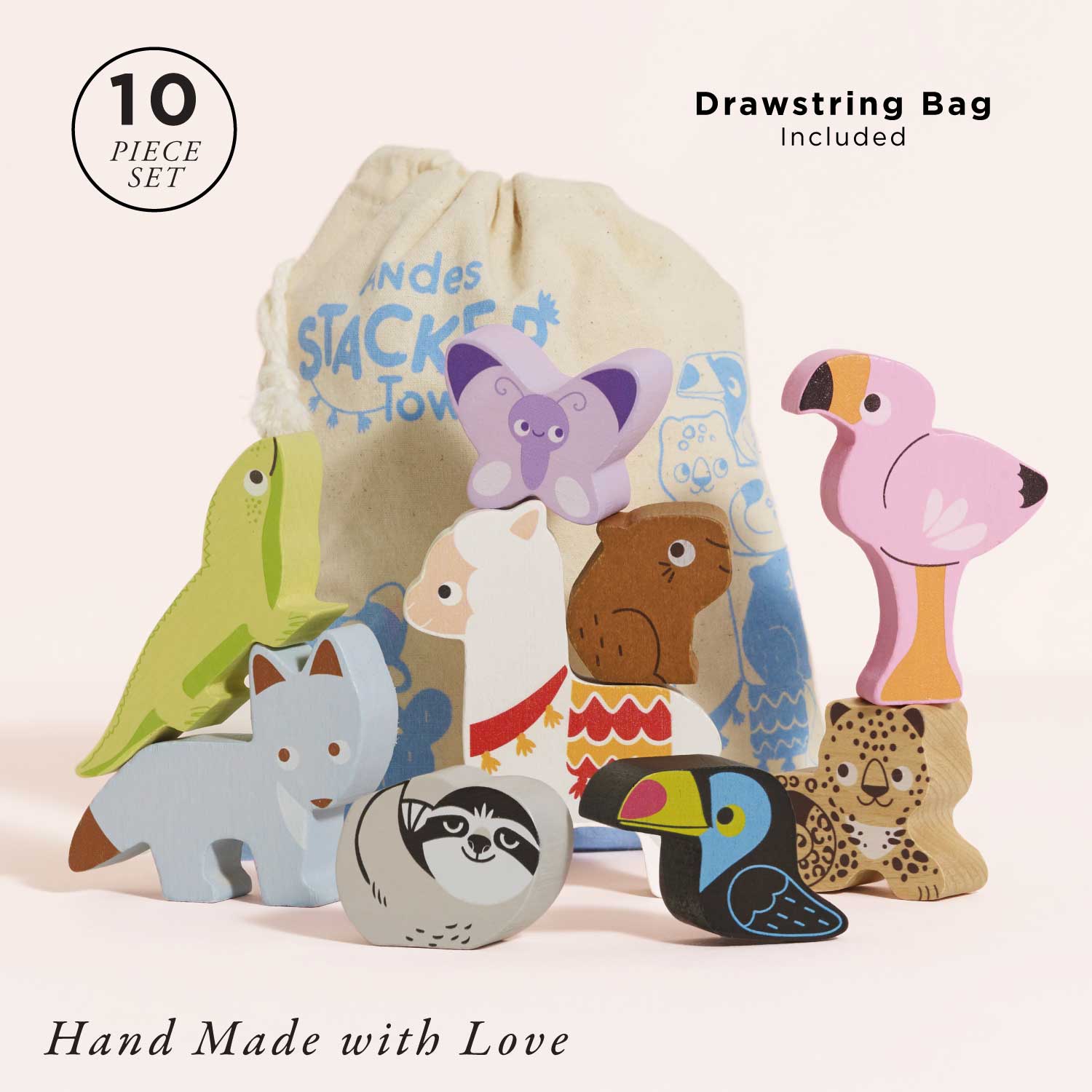 Andes Stacking Animals & Bag