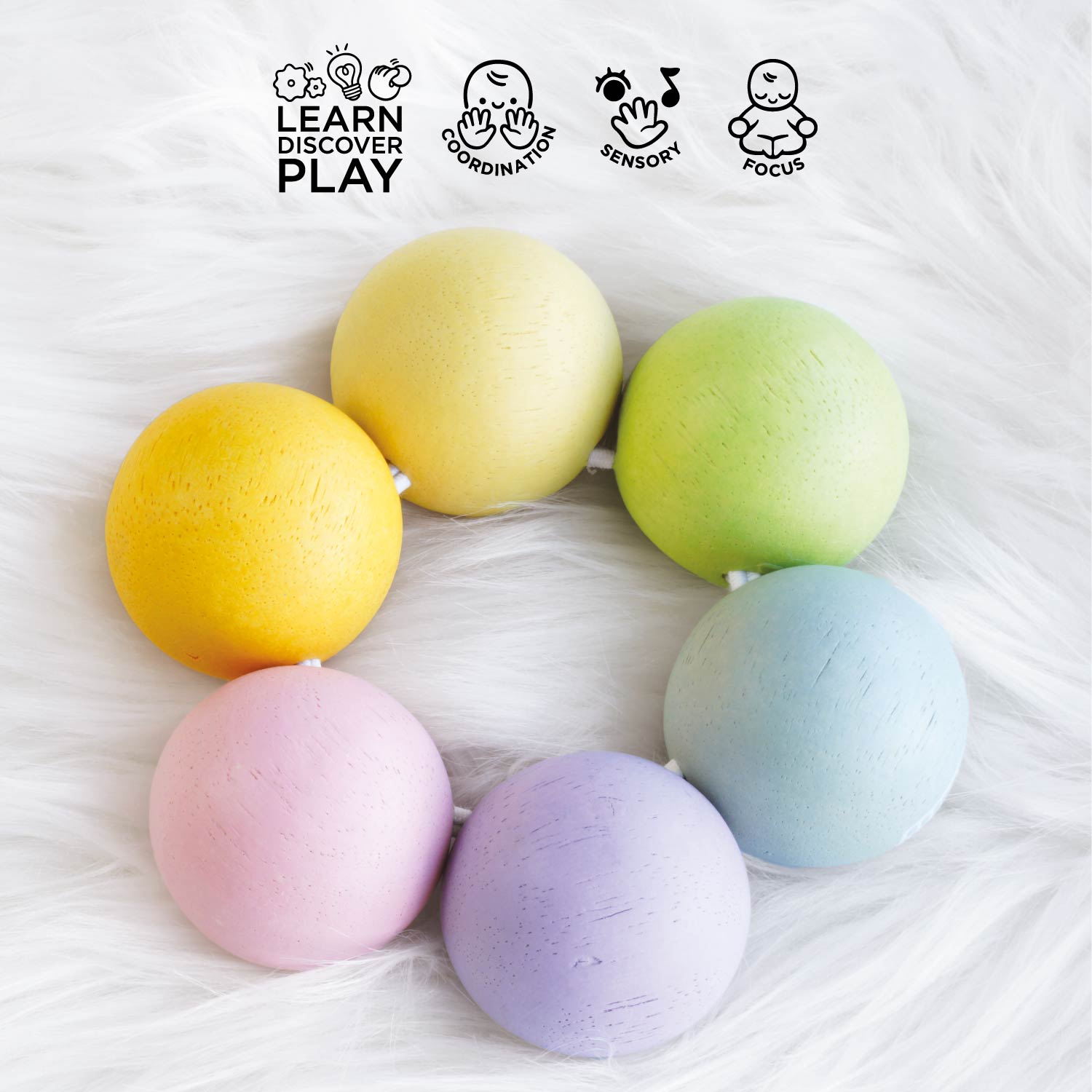 Wooden Teething Beads
