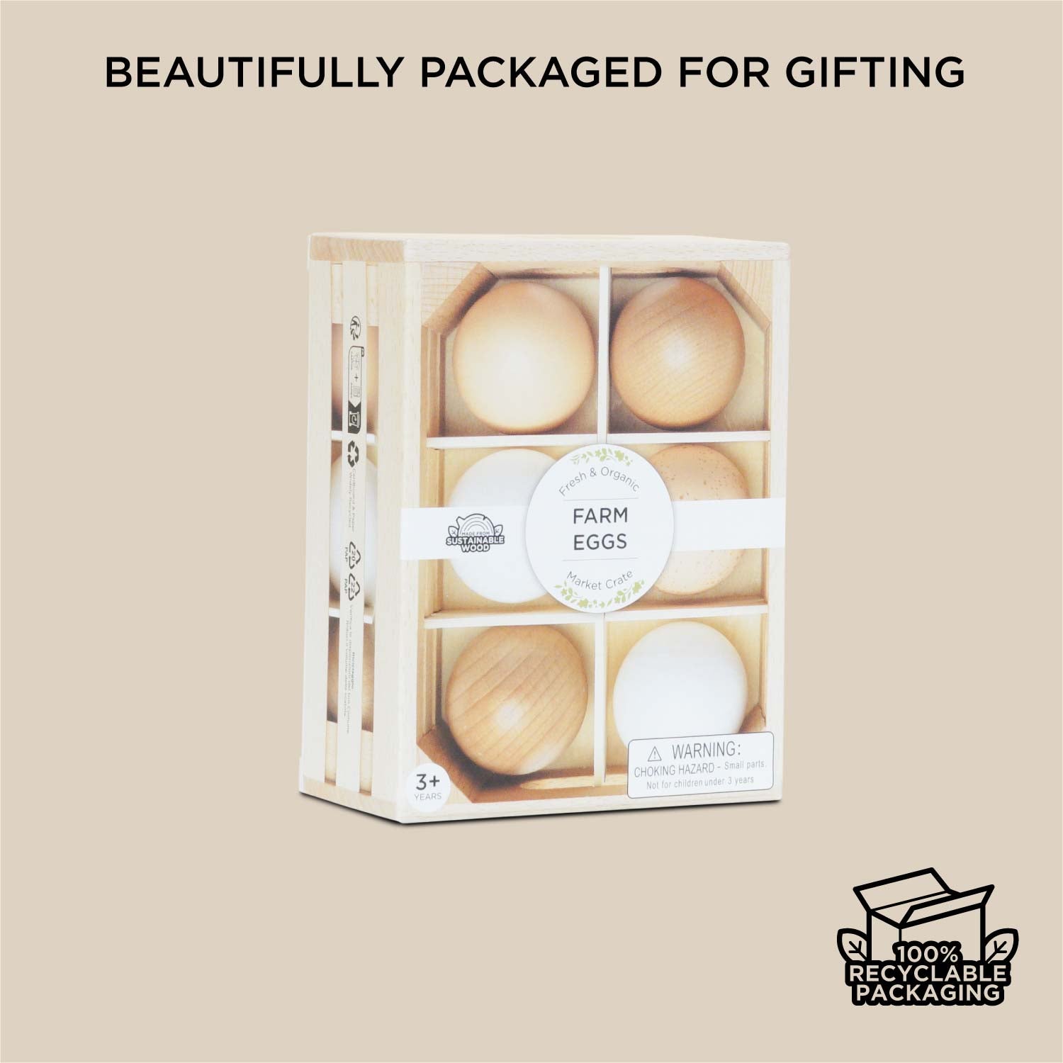 Farm Eggs Half Dozen Crate