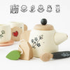Wooden Tea Set & Tray