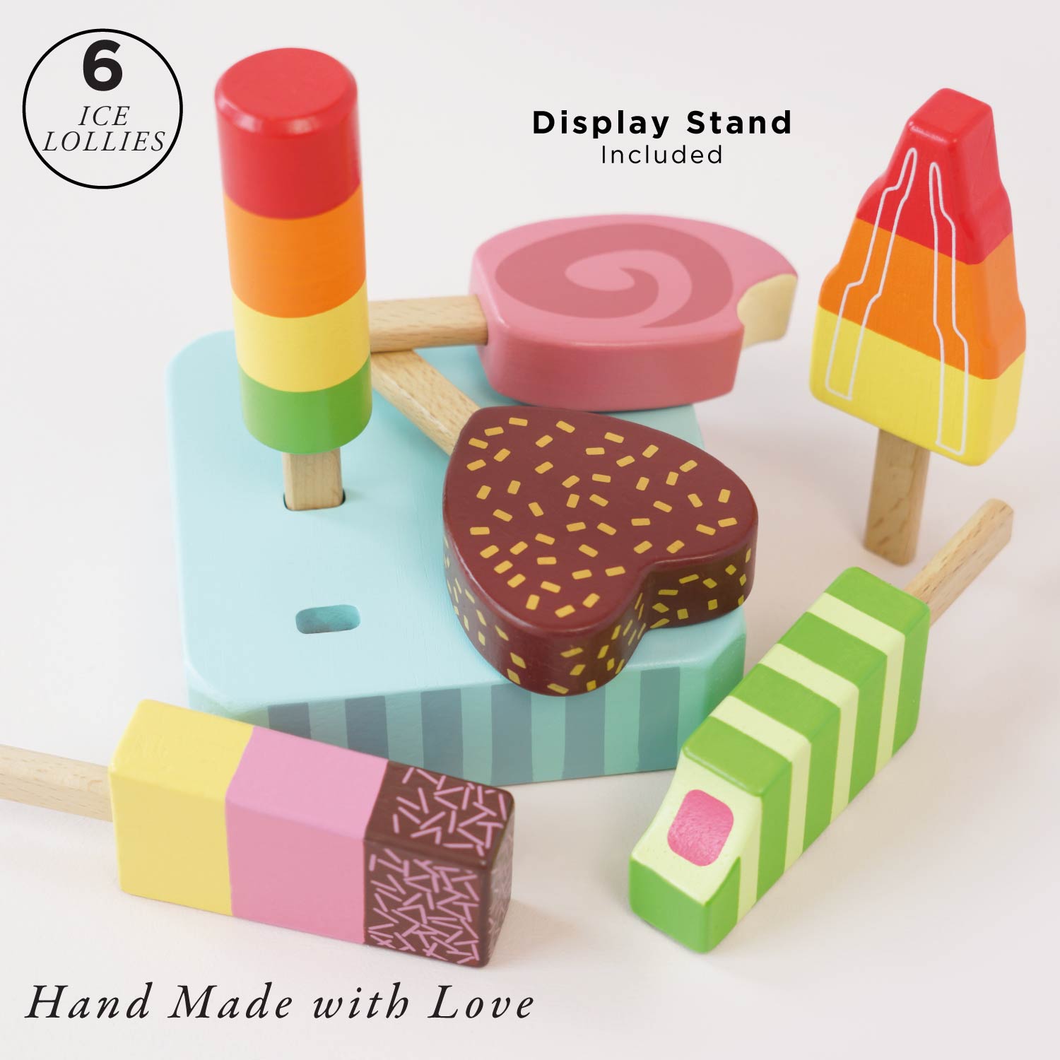 Wooden Ice Lollies & Popsicles