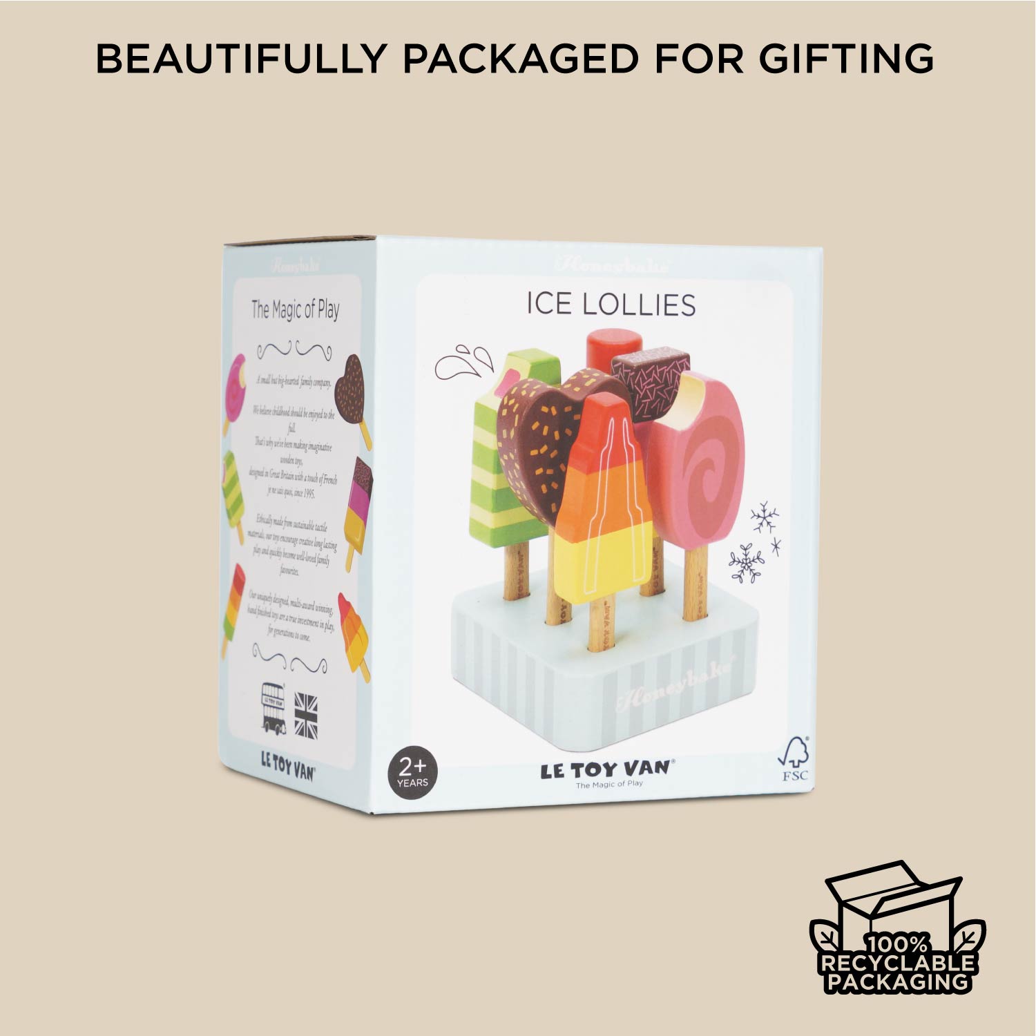 Wooden Ice Lollies & Popsicles