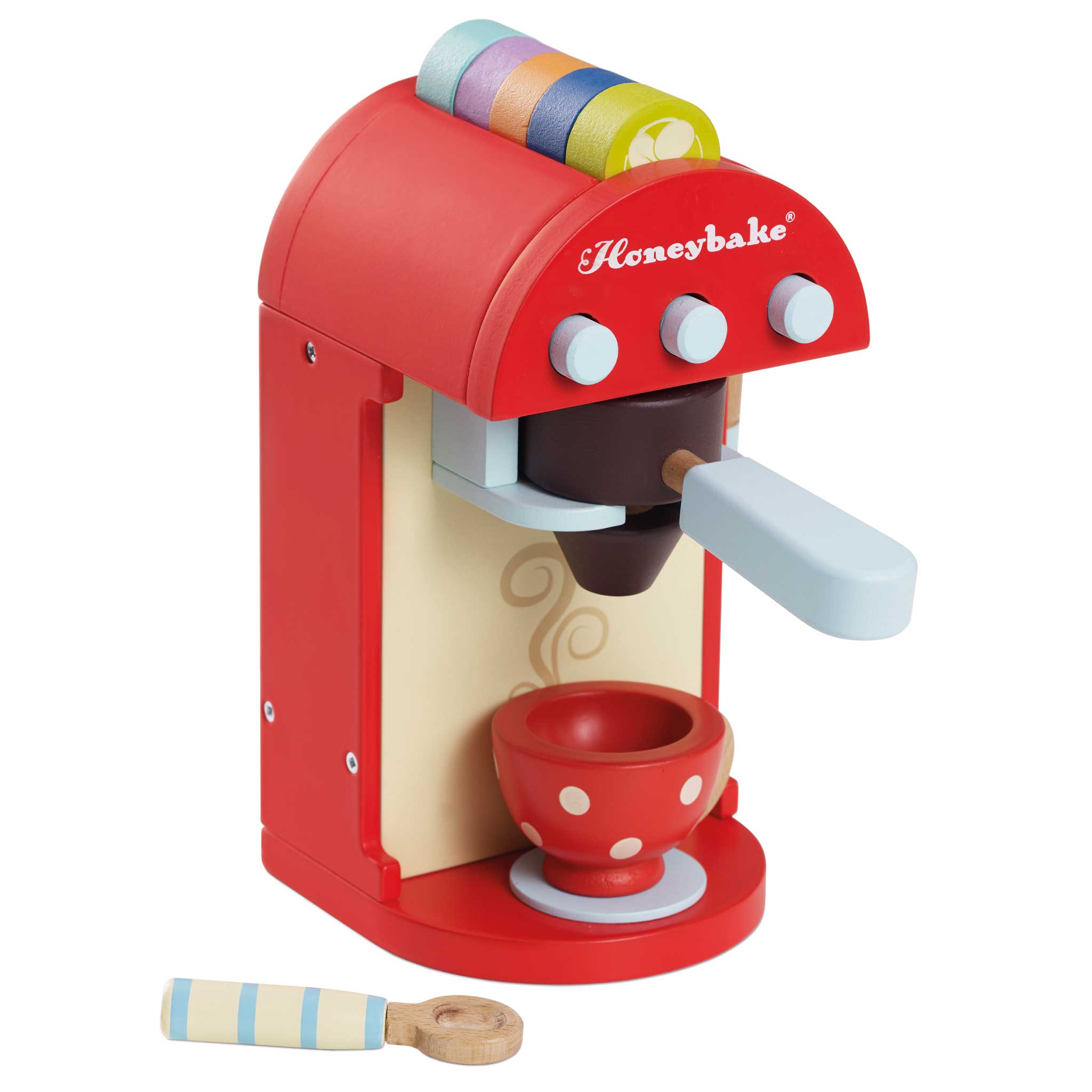 Wooden Coffee Machine & Cup