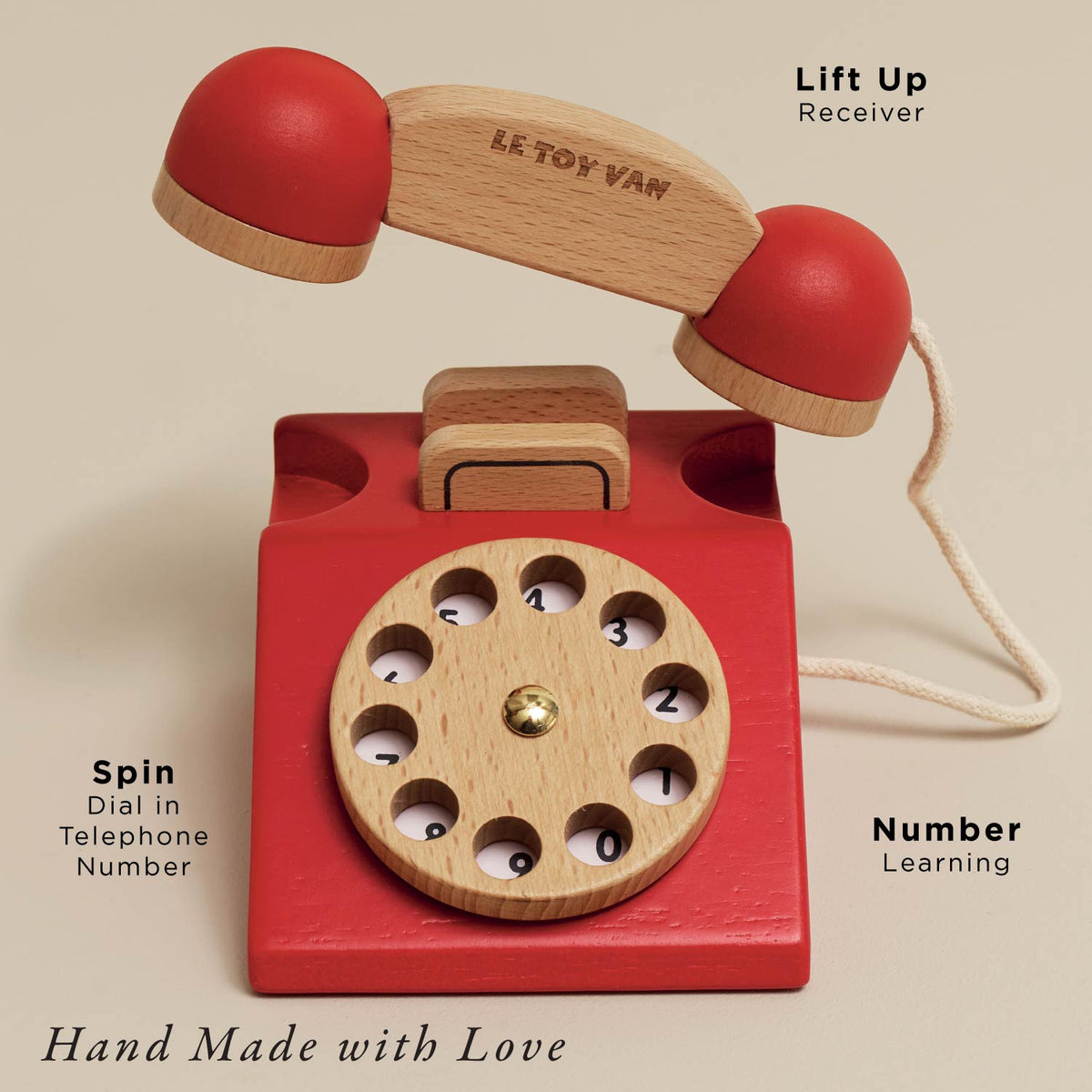 Vintage Wooden Phone