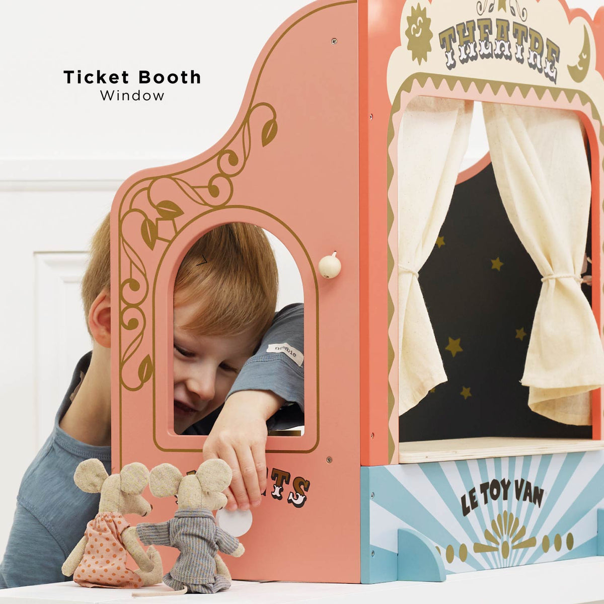 Tabletop Puppet Wooden Theatre