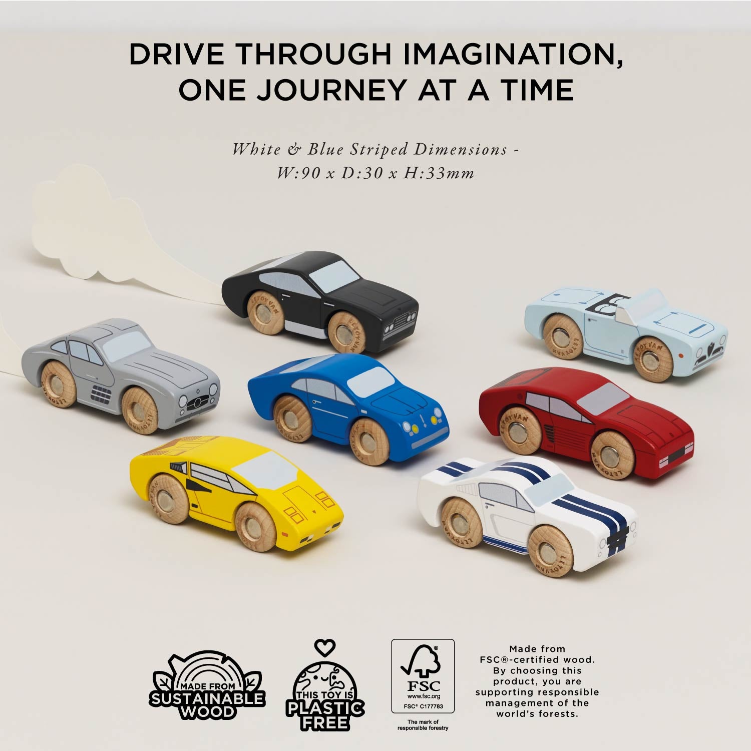 Classic Wooden Sports Cars