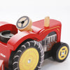 Red Wooden Tractor
