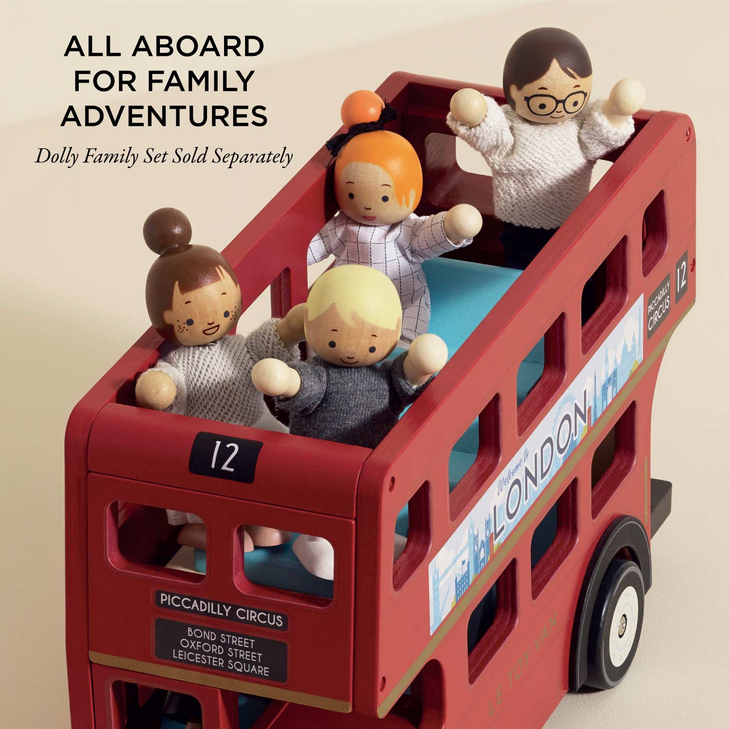 Wooden London Bus