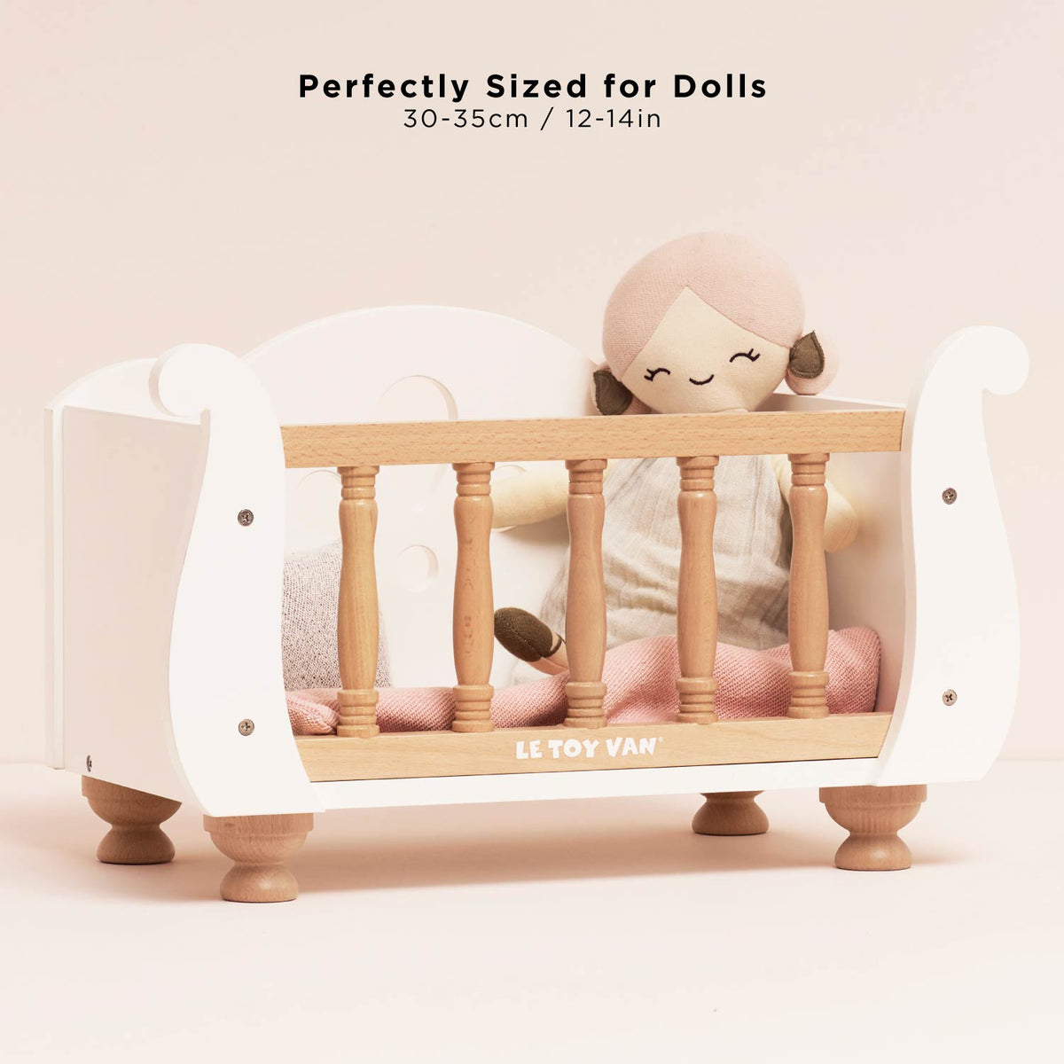 Wooden Dolls Cot