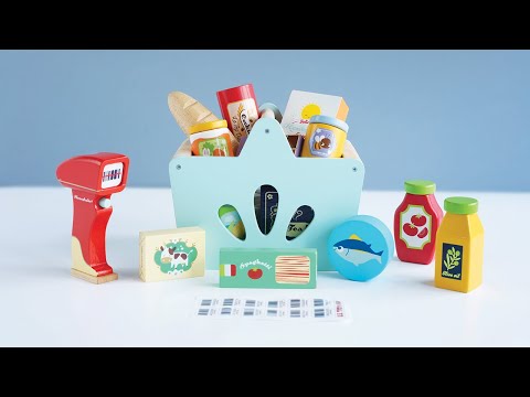 Groceries Wooden Play Food Set | Unboxing | Le Toy Van

