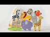 Load and play video in Gallery viewer, Africa Wooden Animal Stacking Toy